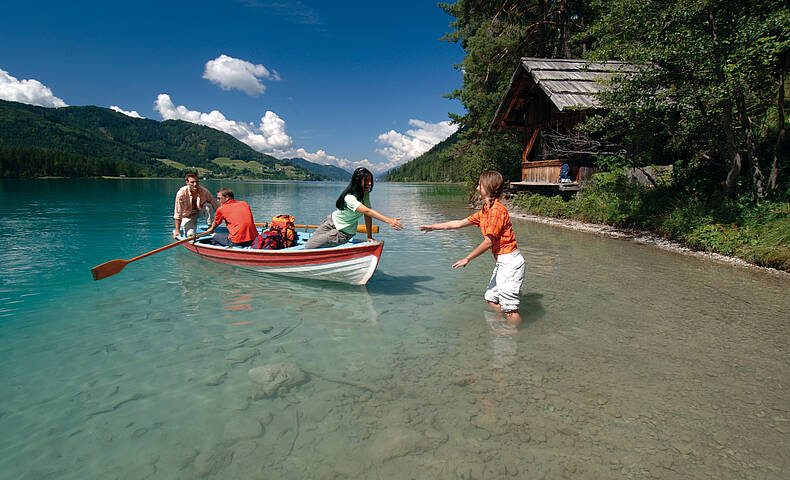 Bootsfahrt am Weissensee  
