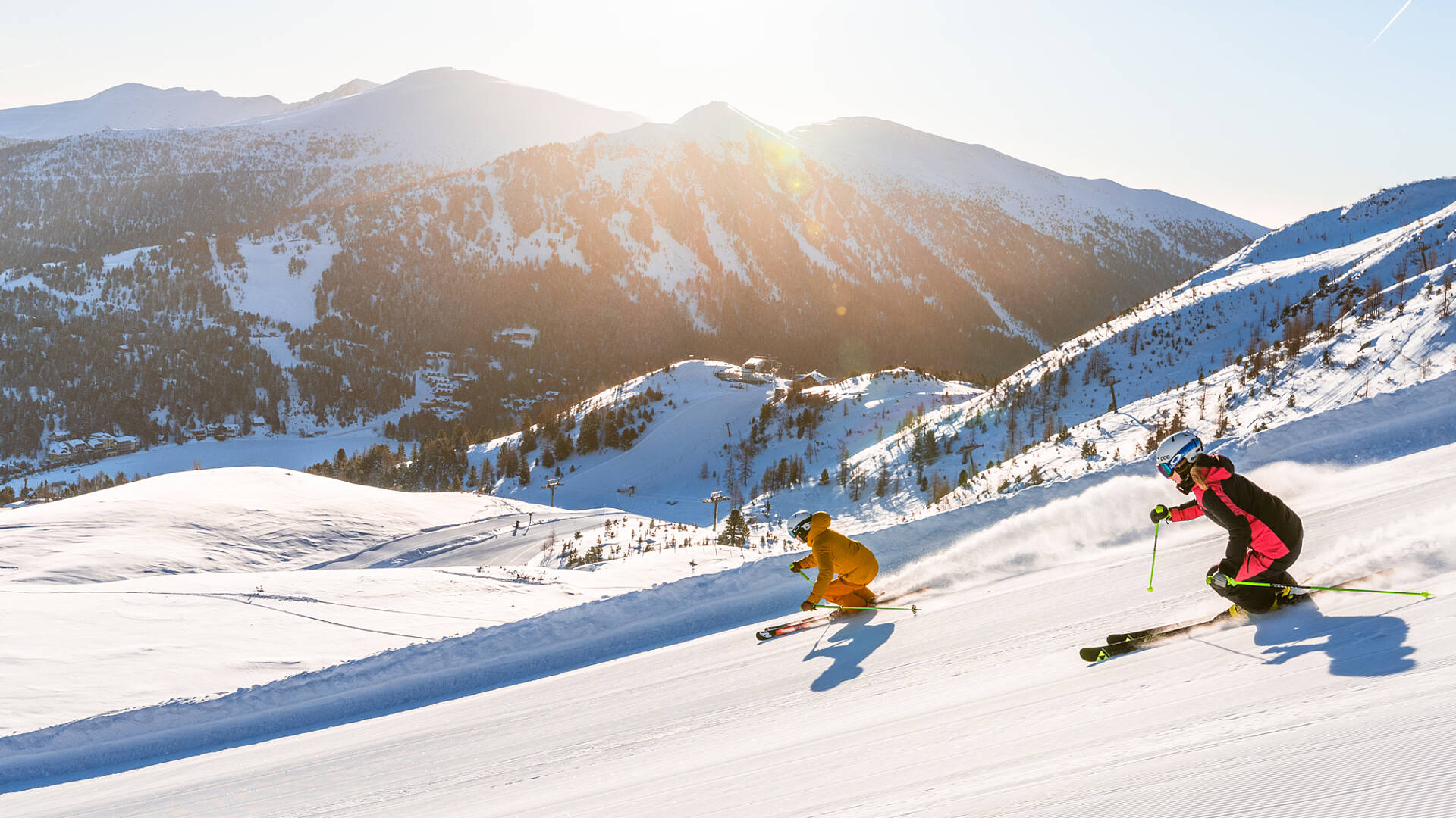 Skifahren Turracher Höhe Nockberge Winter_k